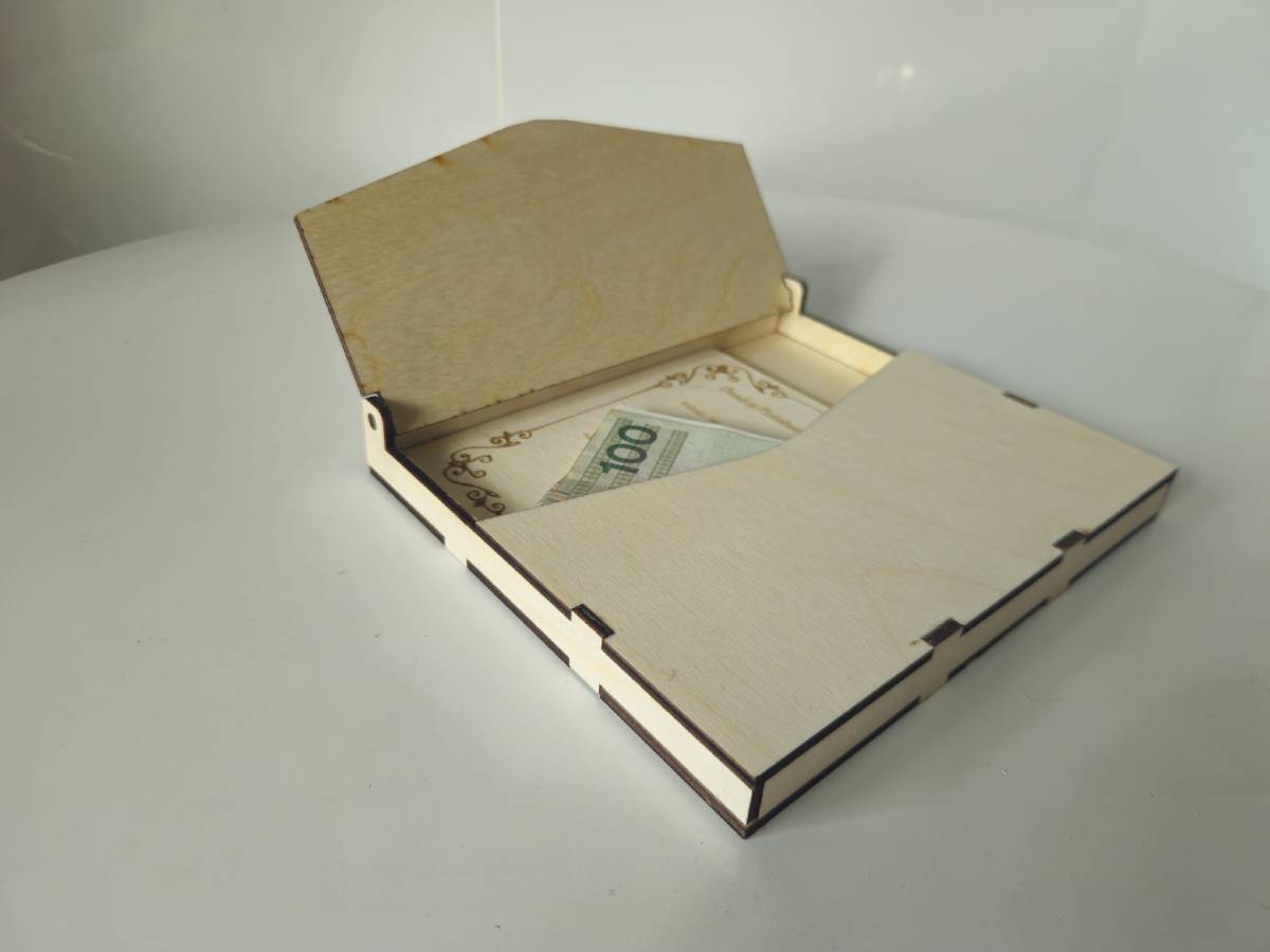 Drewniana kartka / projekt okolicznościowy - 7